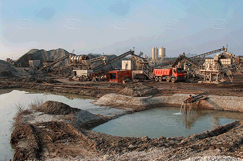 Quartz Sand Aggregate Production Line For Lafarge&Holcim  in Colombia