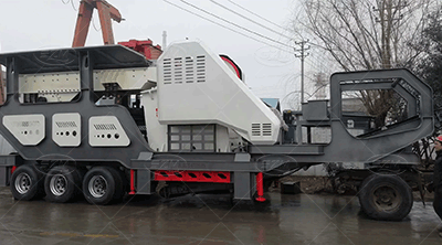 The mobile crushing station has been produced and is being shipped